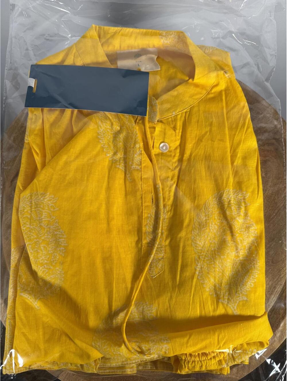 NWT Guadalupe Aluna Yellow Dress Size Large - Picture 4 of 6